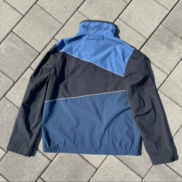 Nautica Blue and Black Full-zip Jacket - size M - Picture 4 of 8